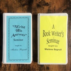 Write His Answer Seminar & A Book Writer’s Seminar by Marlene Bagnull Cassettes